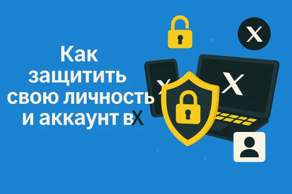 Как защитить свою личность и аккаунт в X